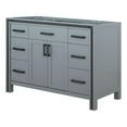 thumbnail image 6 of Lexora Home Ziva 48" Vanity Cabinet in Dark Gray, 6 of 6