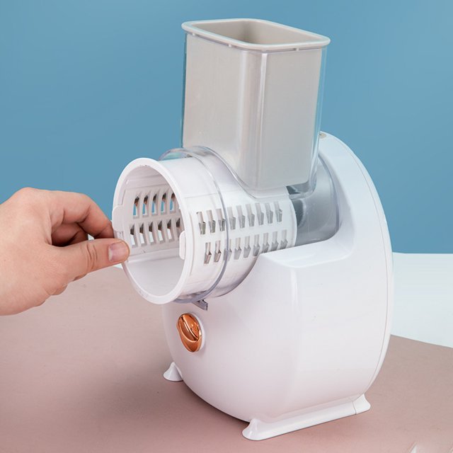 Cortador De Vegetales Cortadora de frutas eléctrica 3 en 1, trituradora de patatas multifuncional, accesorios de cocina Ndcxsfigh Libre de BPA