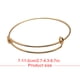 thumbnail image 3 of Sonducket expandible, de alambre en blanco, joyería de moda que combina con todo, adorno de mano, buenos accesorios para mujeres y niñas, oro Type1 NO1, 3 of 6