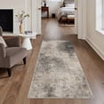 thumbnail image 2 of DEORAB 2x7 Runner Rugs for Hallway, Low Pile Lightweight Soft Machine Washable Rugs, Non Slip Backing Indoor, Rug for Living Room, Laundry Room and Bathroom in Brown, 2 of 6