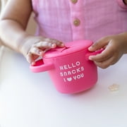 Hello Snacks Starter Snacker Silicone Cup with Snap-Tight Lid for Babies