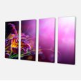 thumbnail image 2 of Fleurs sur Fond Violet - Impression sur Toile Florale, 2 of 3