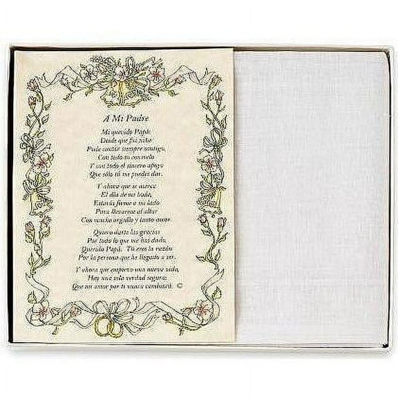 El Padre de la Novia Wedding Handkerchief in Spanish