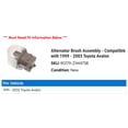 thumbnail image 2 of Alternator Brush Assembly - Compatible with 1999 - 2003 Toyota Avalon 2000 2001 2002, 2 of 2