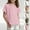 Pink, variant on Spazoro Girls T-Shirts Tee, Solid Color 100%Cotton Short Sleeve Crew Neck Casual Tops for Kids Pink Size 2
