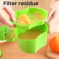 thumbnail image 5 of Extracteur de Jus Manuel Machine à Jus Multifonction Fruits Verdure Glace Citron Orange Cuisine (Vert), 5 of 5