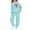Light Blue, variant on 2 Piece Sweatsuit For Kids Hooded Heart Patchwork Pocket Pullover Elastic Waist Jogging Casual Sports Set (12-13Years, White)