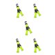 thumbnail image 3 of Greeniant Cordón de buceo Conveniente para llevar Instalación práctica Resistencia al desgaste Equipo de buceo Hebilla de liberación rápida Verde 5piezas Greeniant CBP191554, 3 of 4