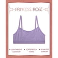 thumbnail image 2 of Princess Rose Girls Seamless Bra - 7 Pack Seamless Training Bra Spaghetti Strap Brallettes (5-12), 2 of 7
