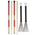 thumbnail image 1 of Drum Brush, Stable Convenient Practical Wire Drum Brush Flexible  For Replacement For Professional Use For Practice For General Purpose, 1 of 8