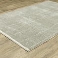 thumbnail image 2 of Oriental Weavers Verona Area Rug - 752G6 - 6'7" x 9'6" - in Gray/ Ivory - Plush Soft Shag, Modern Style, Stain Resistant, Cushion Feel, Dining, Living Room Rug, 2 of 3