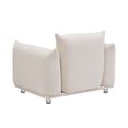 thumbnail image 4 of Roomfitters Sherpa Accent Chair Single Sofa 42"W, Cozy Accent Chair for Bedroom, Living Room, Apartment, Beige, 4 of 8