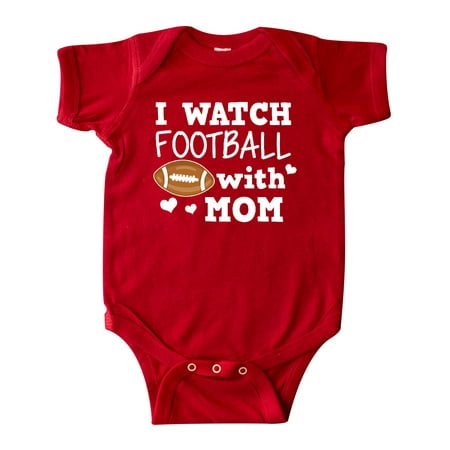 

Inktastic I Watch Football with My Mom Gift Baby Boy Bodysuit