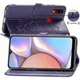 thumbnail image 5 of Samsung Galaxy A20S Case Leather Wallet Flip Magnetic Closure Case Samsung Galaxy A20S Phone Case with Card Slots Protective Cover Case for Samsung Galaxy A20S. SD Mandala - Purple, 5 of 11