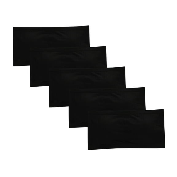 5 Pack Padded Bandeau Big Girls Bra Comfort Flex Seamless Adjustable Wireless Light Pull-On Design Bras for Teens Bralette for Girls 10-16