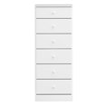 thumbnail image 1 of Prepac Astrid White 6-Drawer Tall Chest       , 1 of 6