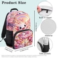 thumbnail image 7 of Aplkyhs Rainbow Axolotl Large Capacity School Backpack for Students Ages 6-18 Ergonomic Padded Adjustable Straps Water Resistant Bookbag for Elementary Middle High School Use, 7 of 7