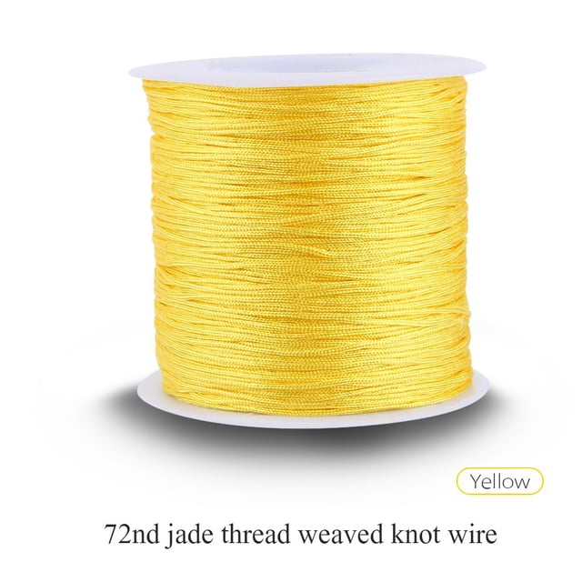 Cordón para anudar, 100 m x 0,8 mm, suministros de tejido de nailon, cordón de nudo chino, innovación moderna
