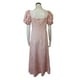 thumbnail image 4 of Vestido Largo Vestidos de playa para mujer Elegante Floral Cuello cuadrado Split Boho Vestido (Rosa M) Kuymtek para Mujer Rosa T M, 4 of 8