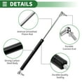 thumbnail image 6 of Unique Bargains 2 Pcs 30lb/135N/13.5kg 15inch/380mm Lift Supports Struts Black with Bracket, 6 of 7