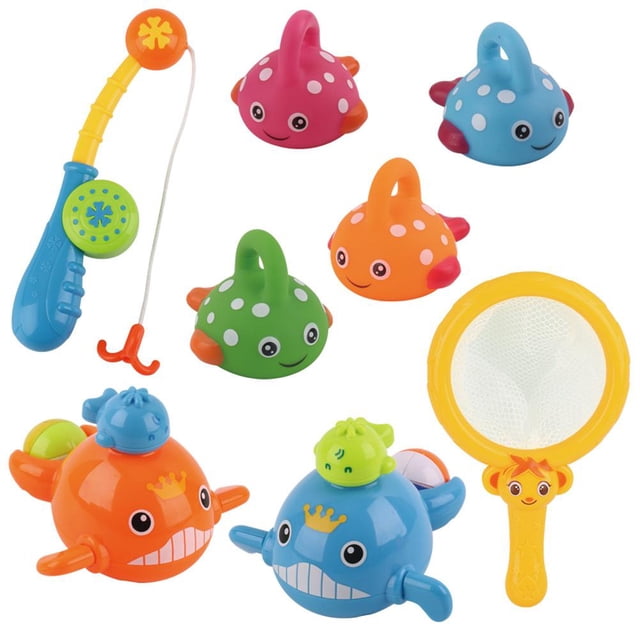 Juego De Pesca, Juguetes De Baño Para Niños, Juguetes Educativos, Juguete De Baño Para Bebé, Bañera, Juego De Pesca, Juguetes De Agua sonducket FN007740-01