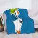 thumbnail image 3 of Balery Goose Holding an Umbrella Manta de Franela con Dibujo, Lujo Ultra Suave y Cálido, Antipelusa y Resistente a las Arrugas para Cama, Sofá, Camping -50"x40", 3 of 6