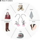 thumbnail image 4 of Ganchos de acero inoxidable para ropa, 7 unidades, antideslizantes, portátiles, para colgar ropa (rosa), 4 of 5