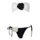 thumbnail image 2 of Traje de baño de dos piezas con estampado de leopardo para mujer, conjunto de Bikini Sexy a rayas, ropa de playa, Tanga, 2 of 5