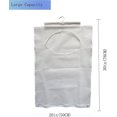 thumbnail image 3 of NOGIS Hanging Mesh Laundry Hamper (30in*20in*2in) Large Dirty Clothes Bag, Can Be Use Behind The Door & Closet & Caravan& Bathroom (White), 3 of 7