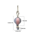 thumbnail image 3 of JGJJUGN Leather Hot Air Balloon Pendant DIY Kit, Hand Sewn Mini Keychain, Craft Material Package for Personalized Gifts and Handmade Projects, 3 of 9