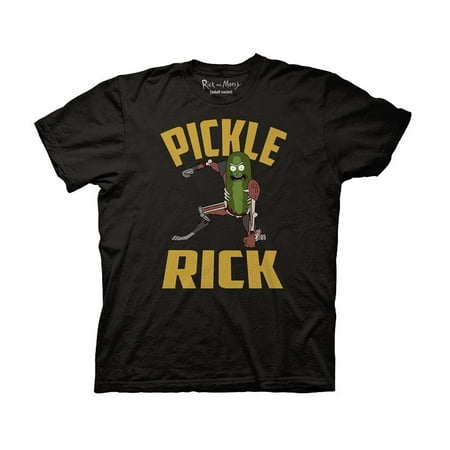 Ripple Junction Rick and Morty Pickle Rick Ground Punch Adult T-Shirt (Best Rick And Morty Shirts)