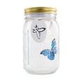 thumbnail image 2 of SPRING PP Material Lifelike Simulated Butterfly Jar Sturdy and Long lasting Suitable for Home or Table Decoration blue 1, 2 of 9
