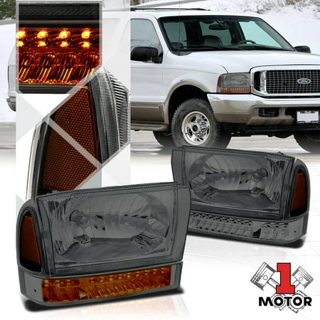 99 F350 Headlights >> Smoke Tinted Headlight Amber Corner Led Signal For 99 04 F250 F350 Super Duty 00 01 02 03 99 F350 Headlights >> Smoke Tinted Headlight Amber Corner Led Signal For 99 04 F250 F350 Super Duty 00 01 02 03