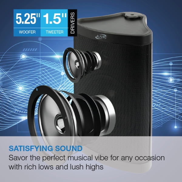 iLive Patio Indoor/Outdoor Bluetooth Wireless Water Resistant