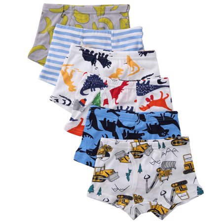 

benetia Boys Underwear Size 7 Soft Cotton Kids Boxer Briefs