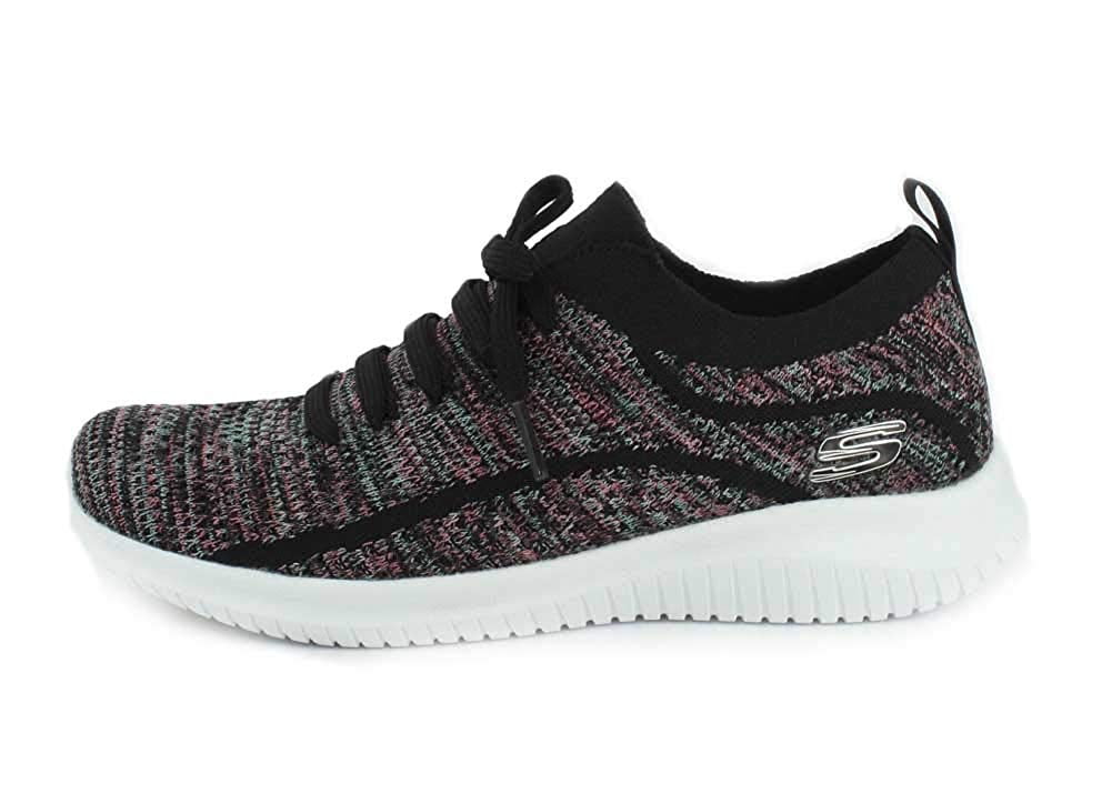 skechers ultra flex statements black multi