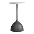 thumbnail image 1 of DOLITY Small Round Side Table Ornament Coffee Table for Indoor Balcony Living Room black white marble, 1 of 9