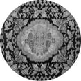 thumbnail image 1 of Ahgly Company Indoor Round Medallion Gray French Area Rugs, 7' Round, 1 of 4