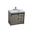 thumbnail image 6 of Elegant Kitchen and Bath Austin 36 inch Single Bathroom Vanity in Rustic Grey, 6 of 10