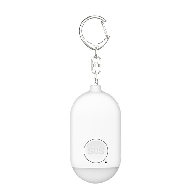 Llavero de alarma personal 1pcs Alarma anti-lobo de autodefensa recargable Sincero Hogar