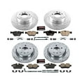 thumbnail image 2 of PowerStop Front and Rear Z23 Evolution Sport Carbon-Fiber Ceramic Brake Pad and Drilled & Slotted Rotor Kit Fits: BMW Select Models K6579, 2 of 2