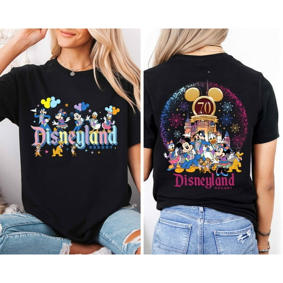 Disneyland Resort T-shirt, 70th Anniversary Shirt, Disney 70 Magical Years Tee, Mickey and Friends Anniversary Shirt, Walt Disney World Tee