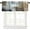 Beige, variant on 4th of July Kitchen Valances Curtain, America Flag Independence Day Blue Red Star Stripe Window Treatment Valances Short Curtains Rod Pocket Drape for Dining Room Home Farmhouse Decor, 54x18inch