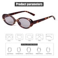 thumbnail image 4 of Gafas de sol JUDOO pequeñas ovaladas retro de los 90 con filtro UV400, 4 of 8