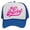 White/Royal, variant on Top Headwear Let's Go Party Hat- Women's Pink Adult Outfit Accessory Trucker, Neon Yellow
