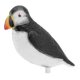 thumbnail image 1 of Lifelike Seabird Figurine Hand Carved Plastic Decoration, 1 of 5