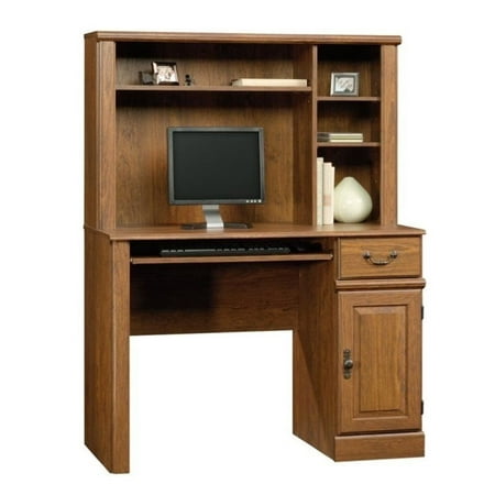 Sauder Orchard Hills Computer Desk With Hutch In Milled Cherry