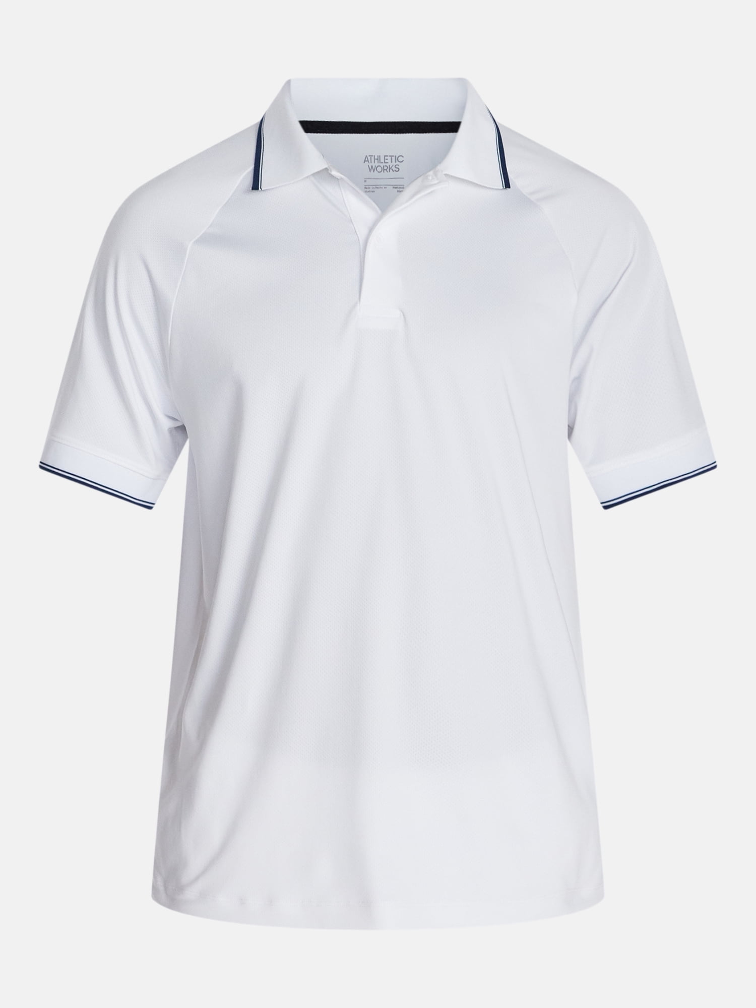 Athletic Works Men's and Big Men's Modern Tennis Polo Shirt, Sizes XS-3XL