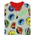 thumbnail image 6 of Sesame Street Elmo Cookie Monster Infant Toddler Footless Sleeper Pajamas IS21088ON, 6 of 7