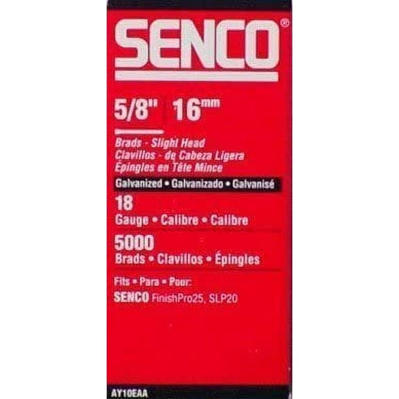 Senco #ay10eaa 5000ct 5/8brad Nail by Senco